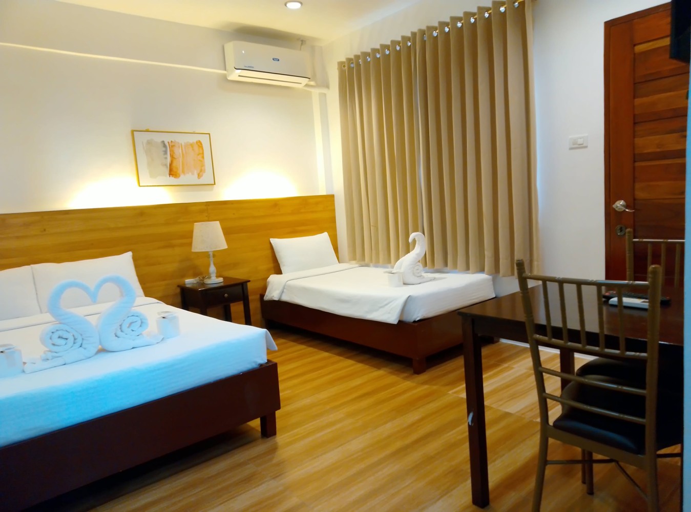 Deluxe Triple Room at Zosimo’s Inn in Lazi, Siquijor — room interior